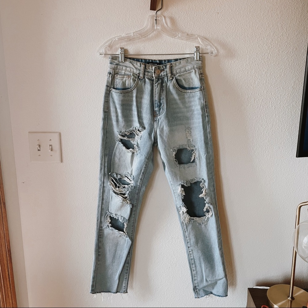 Nasty Gal Distressed Jeans